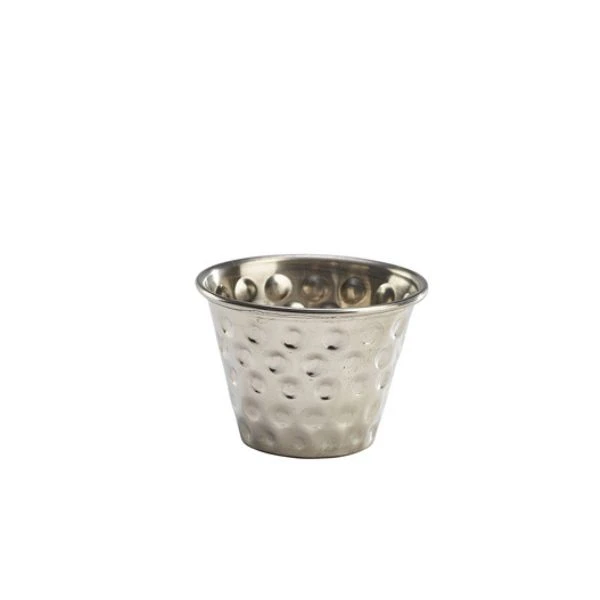GenWare Rustfritt Stål Hamret Ramekin 71ml/2.5oz RAMSTH2 by Genware color Svart