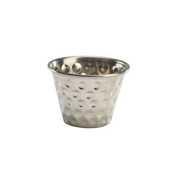 GenWare Rustfritt Stål Hamret Ramekin 114ml/4oz RAMSTH4 by Genware color Svart