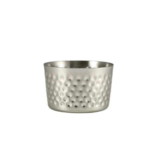 GenWare Rustfritt Stål Hamret Mini Serveringskopp 8 x 5 cm SVCH5 by Genware color Svart