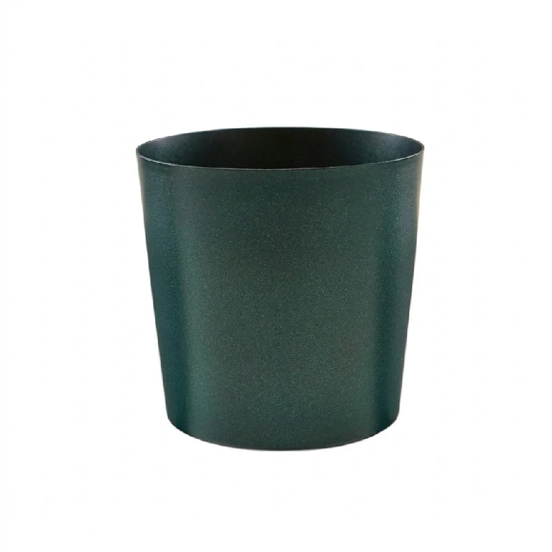 Metallic Green Serveringskopp 8,5 x 8,5 cm Genware SVC8MTGR by Genware color Svart