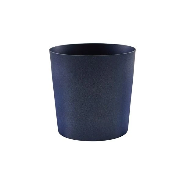 Metallic Blue serveringskopp fra GenWare 8,5 x 8,5 cm SVC8MTBL by Genware color Svart