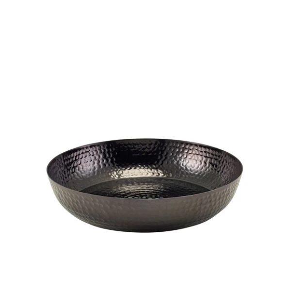 GenWare Sort Hamret Aluminiumsfat 31cm SPH31BK by Genware color Svart