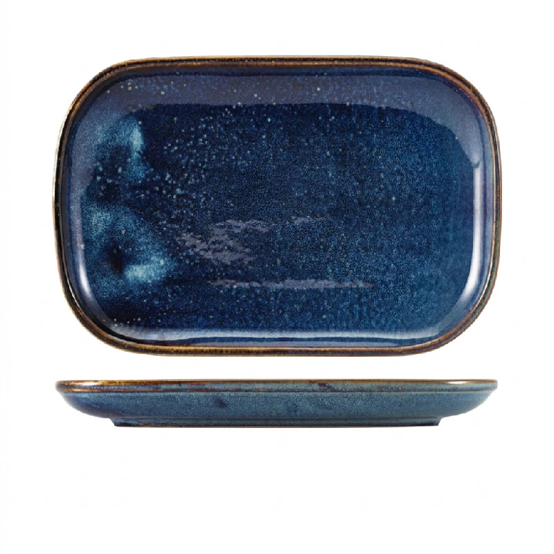 Terra Aqua Blå Rektangulær Tallerken 29 x 19,5 cm Genware RP-PBL29 by Genware color Svart