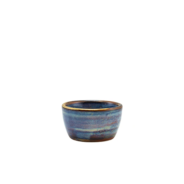 Terra Aqua Blå Ramekin 45 ml/1,5 oz Genware RAM-PBL1 by Genware color Svart