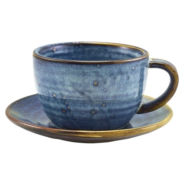 Terra Aqua Blå Kaffekopp 28,5 cl/10 oz - Genware CUP-PBL28 by Genware color Svart