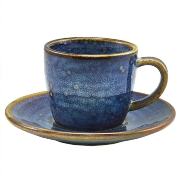 Terra Aqua Blå Espressokopp 9cl/3oz Genware CUP-PBL9 by Genware color Svart