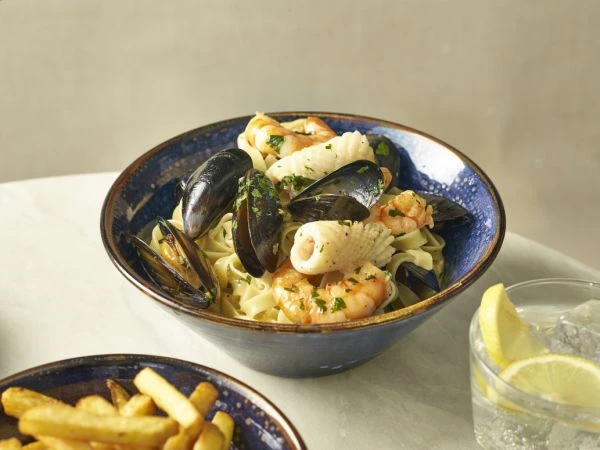 Terra Aqua Blå Konisk Skål 19,5 cm Genware CN-PBL19 by Genware color Svart