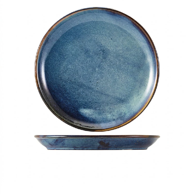Terra Aqua Blå Coupe Tallerken 30,5 cm Genware CP-PBL30 by Genware color Svart