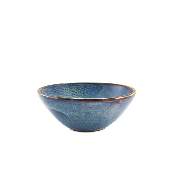 Terra Aqua Blue organisk skål 16,5 cm Genware BW-PBLG16 by Genware color Svart