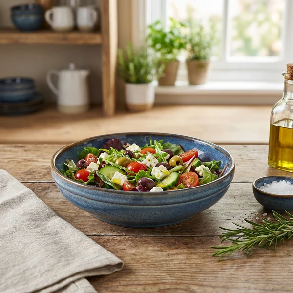 Terra Aqua Blå Coupeskål 20cm Genware CB-PBL20 by Genware color Svart
