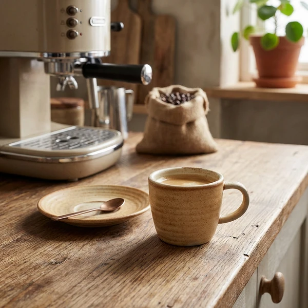Terra Roko Sand Espressokopp 9 cl/3 oz Genware CUP-RKS9 by Genware color Svart