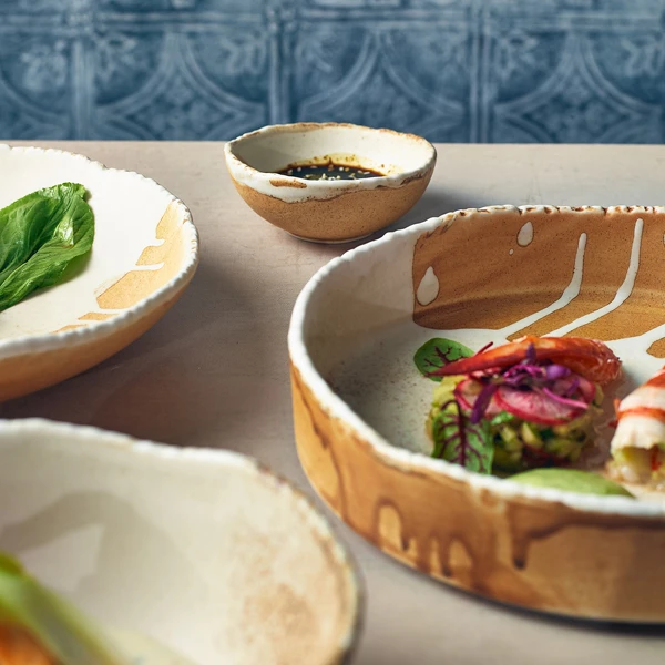Terra Roko Sand Presentasjonstallerken 21cm Genware PR-RKS21 by Genware color Svart