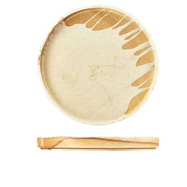 Terra Roko Sand Presentasjonstallerken 26cm Genware PR-RKS26 by Genware color Svart