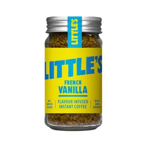 Instant Kaffe med Vaniljesmak 50g Littles 71079210 by Littles color Svart
