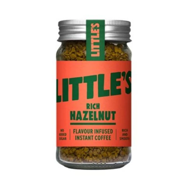 Instant Kaffe med Hasselnøttsmak 50g Littles 71079211 by Littles color Svart