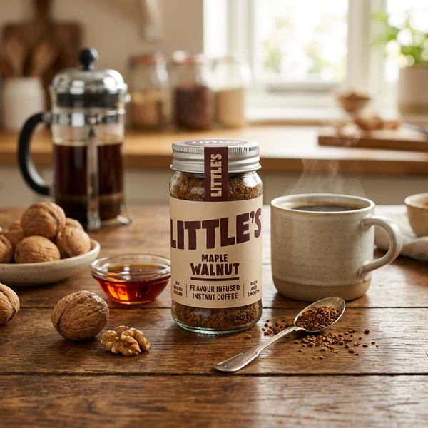 Instant Kaffe m lønn & valnøttsmak 50g Littles 71079215 by Littles color Svart