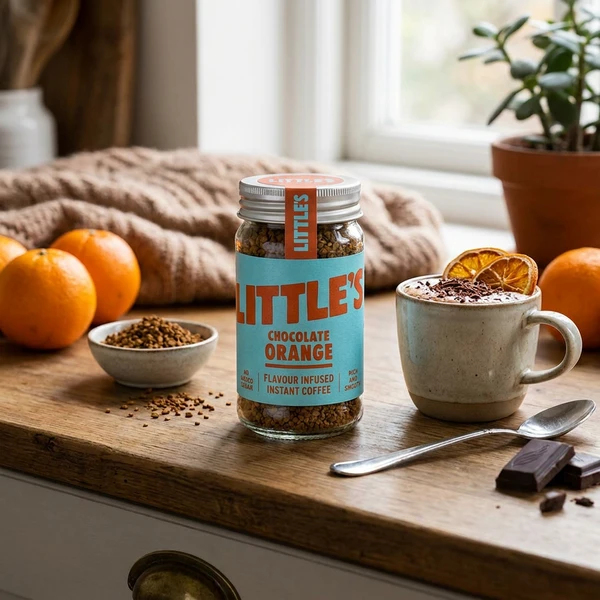 Littles Instant Kaffe med sjokolade- og appelsinsmak 50g 71079219 by Littles color Svart
