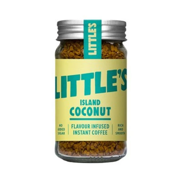 Instantkaffe med kokossmak 50 g Littles 71079220 by Littles color Svart