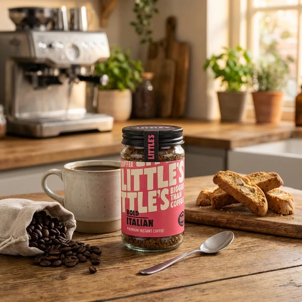 Instant Ita. mørkbrent kaffe 100g Littles 71079242 by Littles color Svart
