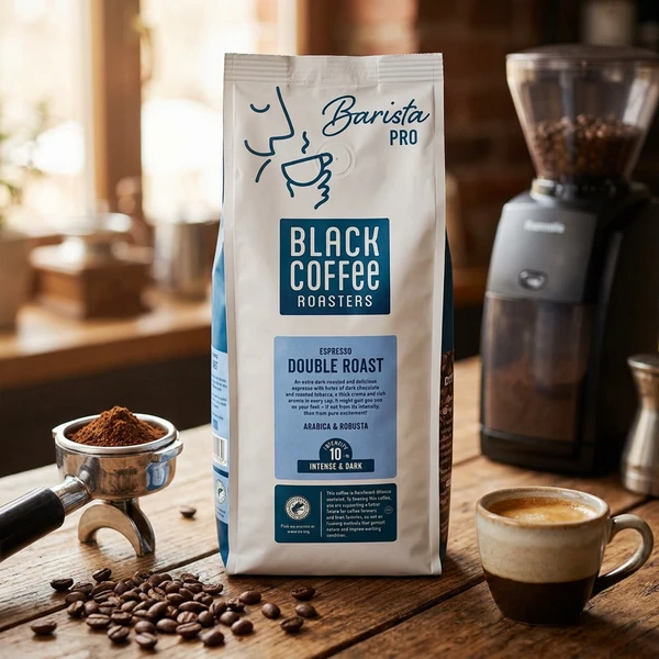 BCR PRO Double Roast Espresso Hele Kaffebønner 1 kg 404101001 by Black Coffee Roaster color Svart
