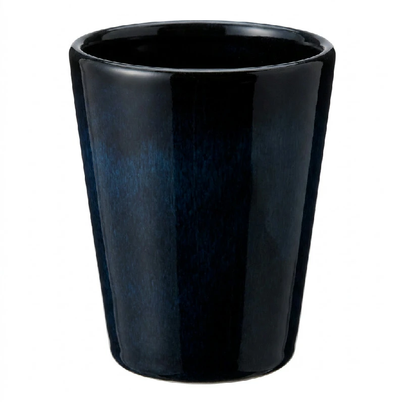 Krus uten hank 10 cm ø – Blått steintøy 5010951 by stentøj color Blauw
