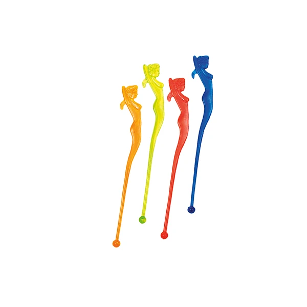 Drinkpinne havfrue - 100 stk. 96-0275 by Inn Sale color Svart