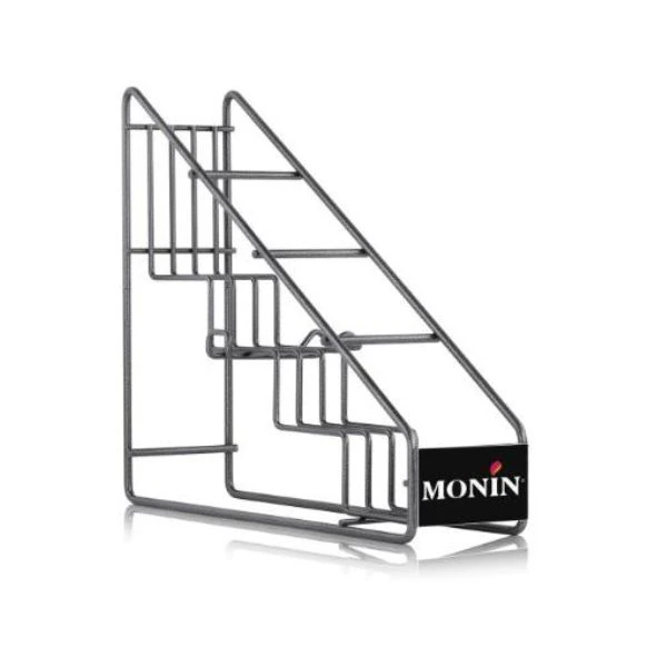 Monin Display Rack - stativ til sirup 4 fl. 100024 by MONIN color Gråmetall