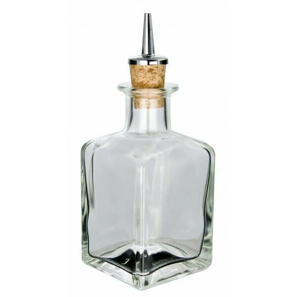 Dashflaske firkantet - 200ml 2596 by PRIME BAR color Helder