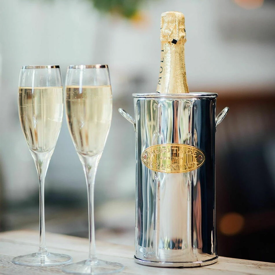 Heritage Tall Vinflaskeholder 22737 by Culinary Concepts color Silver