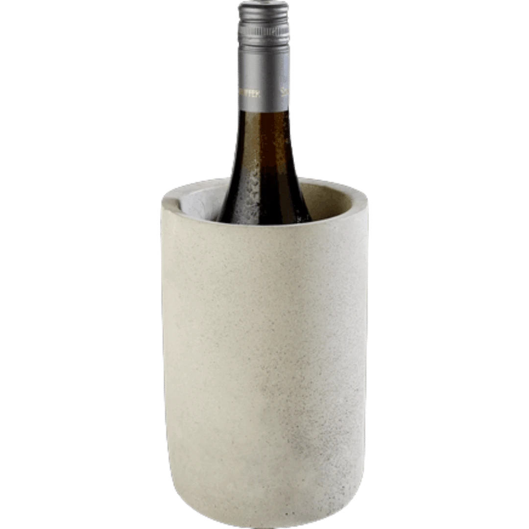 Vinkjøler i sement - Ø12 cm 59251012 by APS color Svart