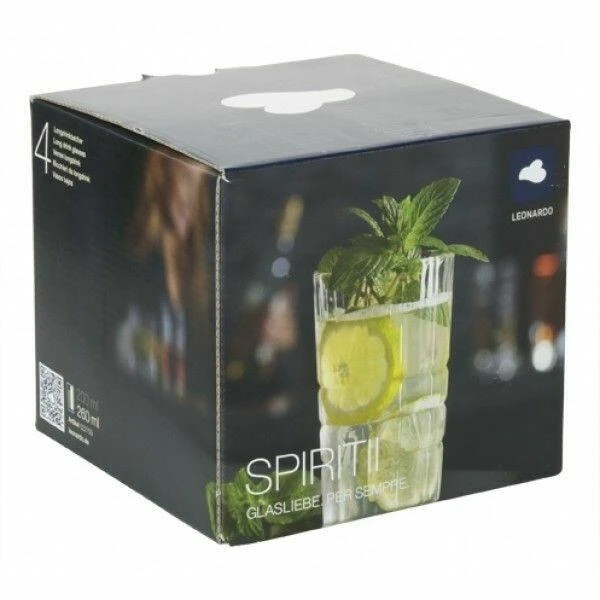 Leonardo Spiritii LD. 260ml - 4stk. 6402  color Svart