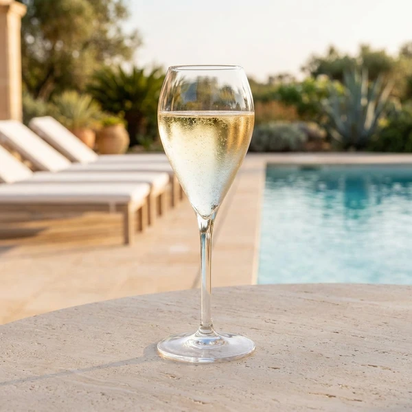 Design Champagneglass 24 cl - Tritan-plast BU5002N-21 by Rbdrinks color Svart