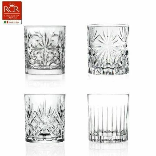 RCR Mixology Krystallglass - 4 Tumblere Glas0505 by RCR Glas color Helder