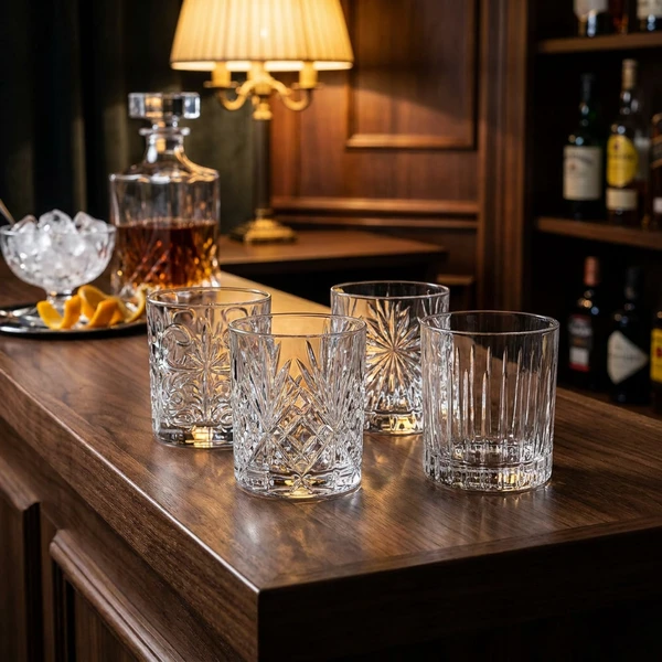 RCR Mixology Krystallglass - 4 Tumblere Glas0505 by RCR Glas color Helder