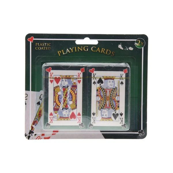 Koop Spillkort 2 pk. 4080161 by Koop color Vit