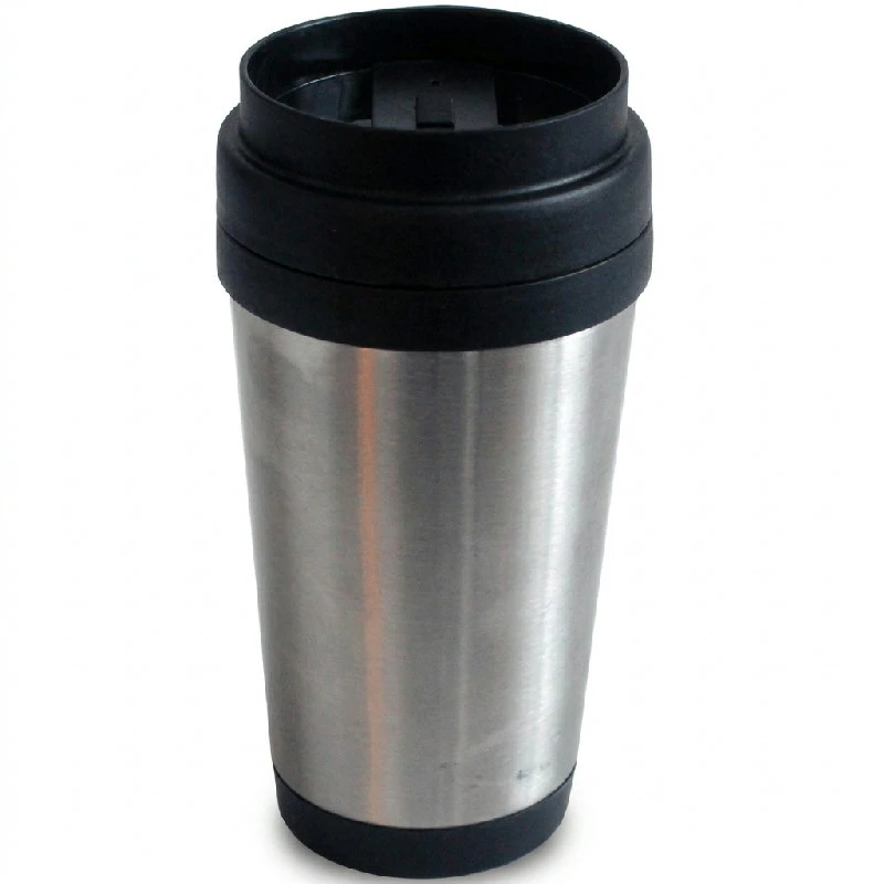 Termokopp til bil 38 cl - Sort/stål 5010860  color Svart