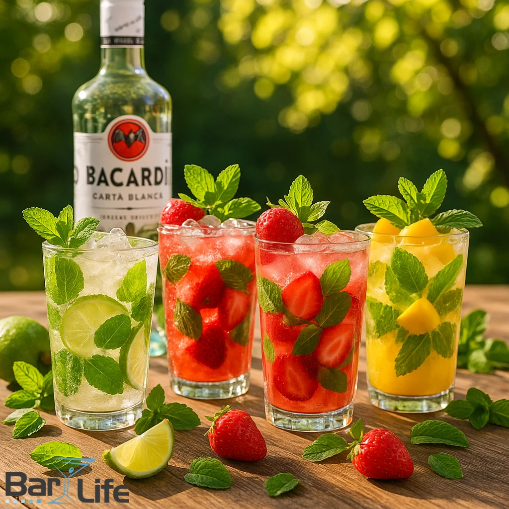 mojito oppskrift, mojito varianter, klassisk mojito, jordbærmojito, bringebærmojito, mango mojito, ingefærmojito, alkoholfri mojito, virgin mojito, sommerdrinker, cubansk cocktail, mojito med rom, mojito uten alkohol, beste mojito oppskrift, drinker til s
