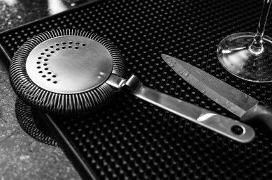 En flott hawthorne strainer